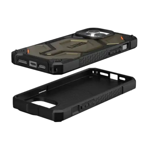 UAG Monarch Pro case with MagSafe for iPhone 15 Pro Max - green Kevlar - Cell phone cases and covers<<<HurtelXML