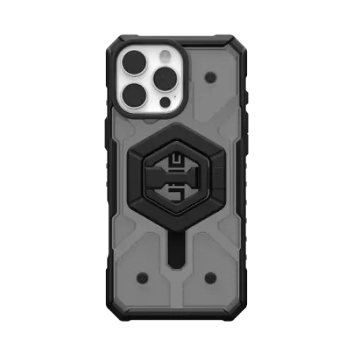 UAG Pathfinder Clear Magsafe Bundle Case with Magnetic Ring Stand for iPhone 16 Pro Max - Black - Cell phone cases