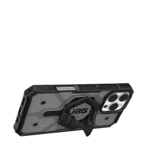 UAG Pathfinder Clear Magsafe Bundle Case with Magnetic Ring Stand for iPhone 16 Pro Max - Black - Cell phone cases
