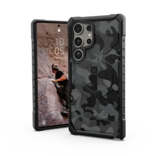 UAG Pathfinder Magnet SE case for Samsung Galaxy S24 Ultra 5G with magnetic module - camo gray - Cell phone cases