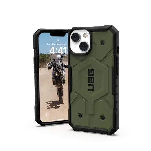UAG Pathfinder MagSafe case for iPhone 14 Plus - green - Cell phone cases and covers<<<HurtelXML