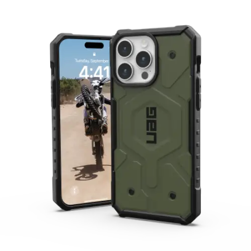 UAG Pathfinder MagSafe case for iPhone 15 Pro Max - green - Cell phone cases and covers<<<HurtelXML