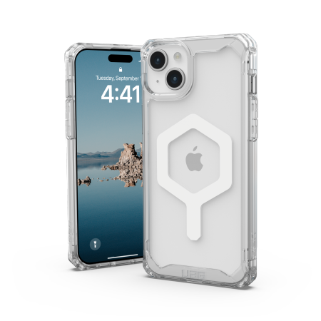 UAG Plyo MagSafe case for iPhone 15 Plus - transparent and white - Cell phone cases and covers<<<HurtelXML