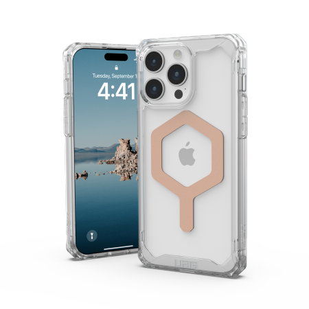 UAG Plyo MagSafe case for iPhone 15 Pro Max - transparent and pearl - Cell phone cases and covers<<<HurtelXML