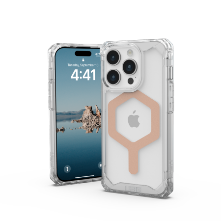 UAG Plyo MagSafe case for iPhone 15 Pro - transparent and pearl - Cell phone cases and covers<<<HurtelXML