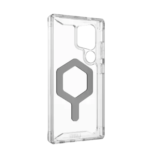UAG Plyo Pro Magnet case for Samsung Galaxy S24 Ultra with magnetic module - transparent-gray - Cell phone cases