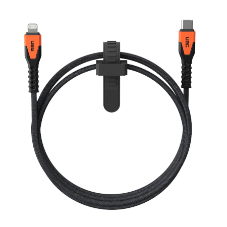 UAG Rugged Cable USB-C - Lightning 30W 1.5 m - orange - *Temporary category<<<HurtelXML