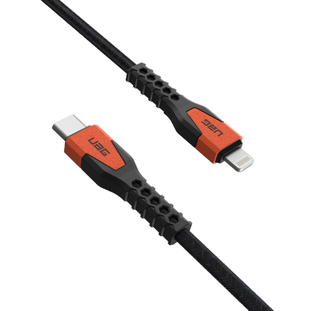 UAG Rugged Cable USB-C - Lightning 30W 1.5 m - orange - *Temporary category<<<HurtelXML