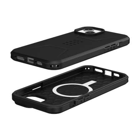 UAG Civilian MagSafe case for iPhone 15 Plus - black
