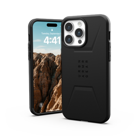 UAG Civilian MagSafe case for iPhone 15 Pro Max - black