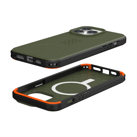 UAG Civilian MagSafe case for iPhone 15 Pro Max - green