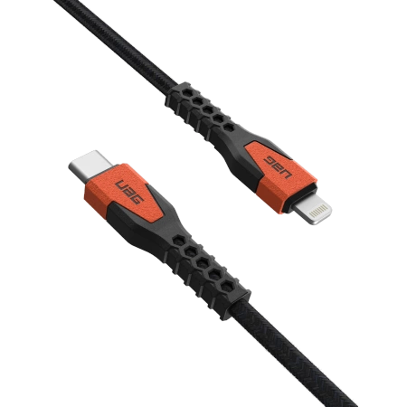 UAG Rugged Cable USB-C - Lightning 30W 1.5 m - orange