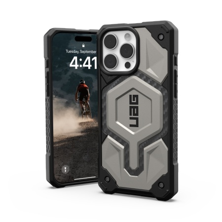 UAG Monarch Pro Case with MagSafe for iPhone 16 Pro Max - Titanium