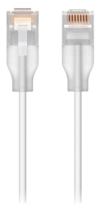 Ubiquiti UACC-Cable-Patch-EL-0.15M-W networking cable Translucent, White Cat6