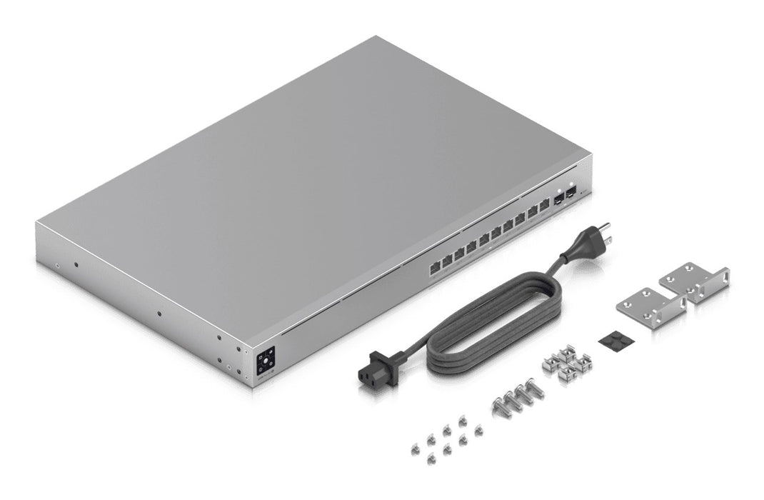 Ubiquiti UniFi Pro XG 10 PoE Managed L2/L3 10G Ethernet (100/1000/10000) Power over Ethernet (PoE) 1U Grey
