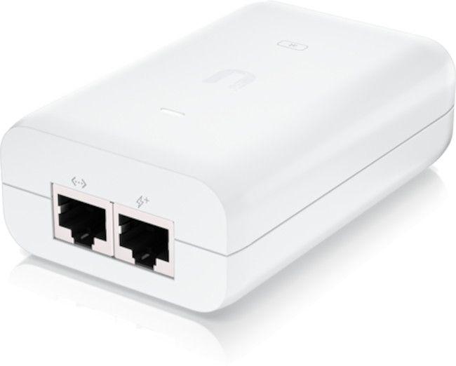 PoE injector Ubiquiti U-POE-AT, Gigabit PoE, 802.3at, 30W