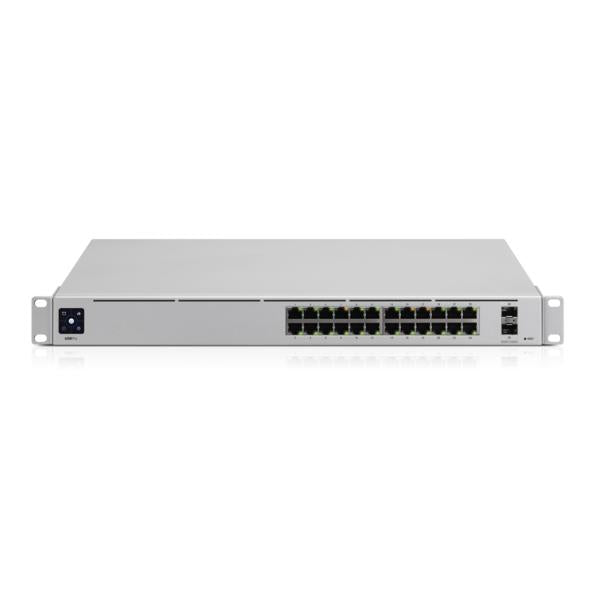 Ubiquiti Networks UniFi USW-PRO-24 Switch, 24-Port Gigabit, Cabinet Mount