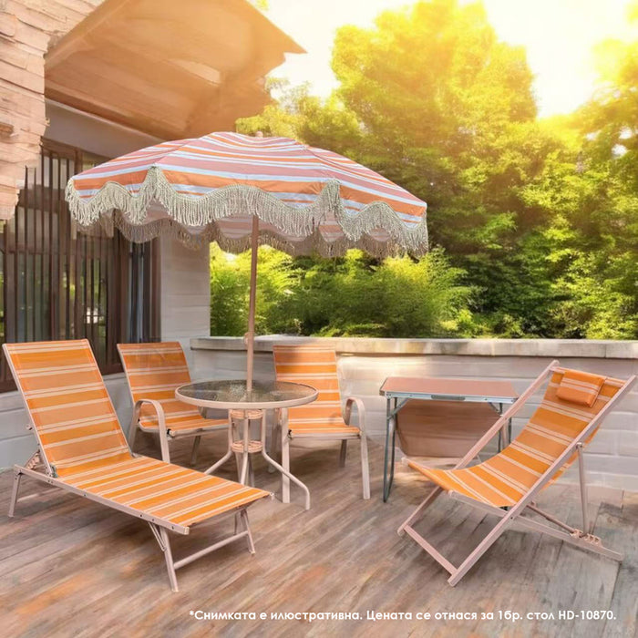 GARDEN CHAIR 53X78X90CM FOLDING UCAMP HD-10870