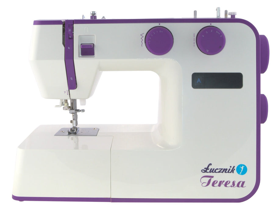 ŁUCZNIK TERESA sewing machine, white-violet