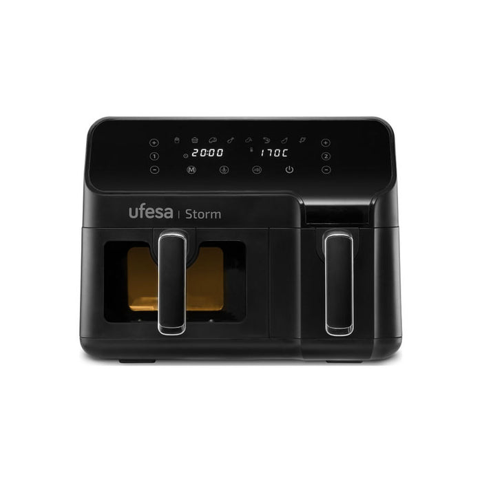 Healthy cooking appliance UFESA STORM 5.5L + 3.5L TIMER, BLACK