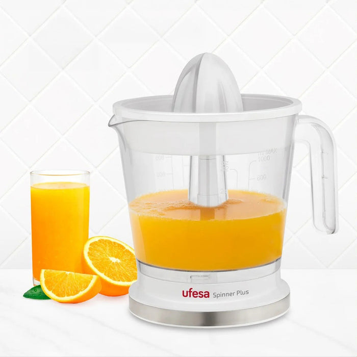 Juicer and Citrus press UFESA EX4942 SPINNER PLUS 40 W, WHITE