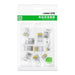 Ugreen 100x plug plug coupler end RJ45 8P8C Cat 6 transparent (60558) - Network cables<<<HurtelXML