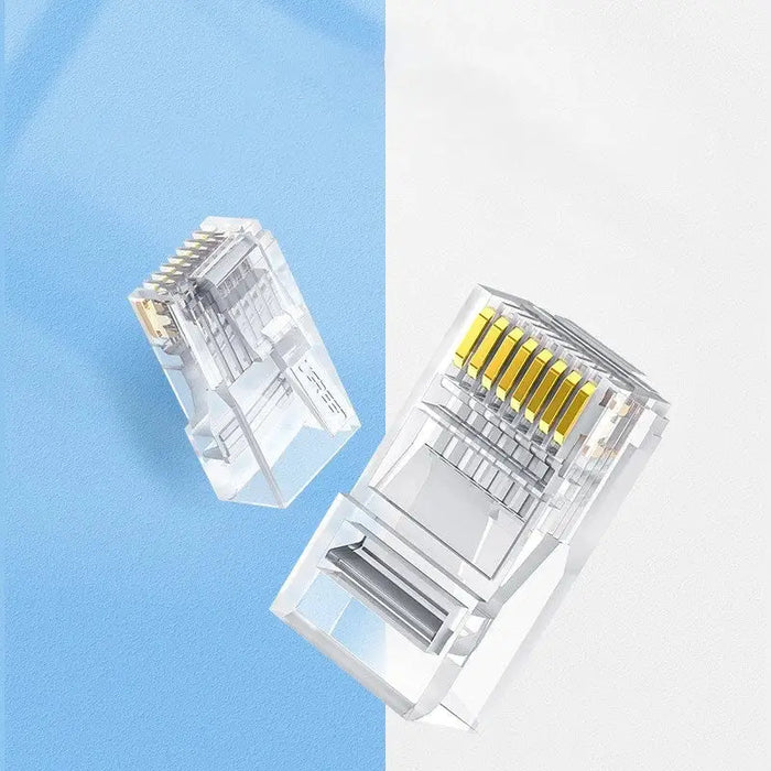 Ugreen 100x plug plug coupler end RJ45 8P8C Cat 6 transparent (60558) - Network cables<<<HurtelXML