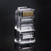 Ugreen 100x plug end RJ45 8P8C (UTP Cat. 5 / Cat. 5e) transparent (NW110) - Network cables<<<HurtelXML