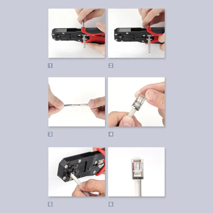 Ugreen 10x plug end RJ45 8P8C (UTP Cat. 6 / Cat. 5 / Cat. 5e) silver (NW111) - Network cables<<<HurtelXML
