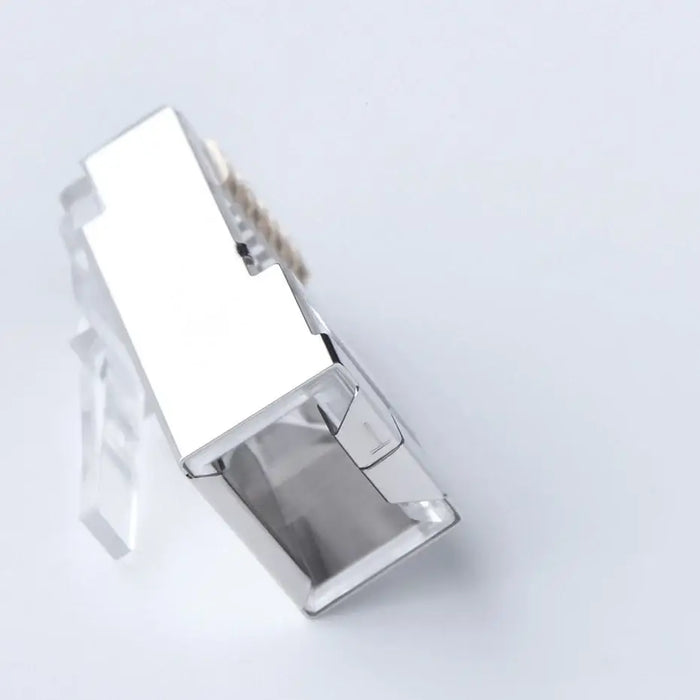 Ugreen 10x plug end RJ45 8P8C (UTP Cat. 6 / Cat. 5 / Cat. 5e) silver (NW111) - Network cables<<<HurtelXML