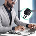 Ugreen 20265 USB-A / RJ45 1000 Mbps HUB 3x USB 3.0 network adapter - black - USB hubs<<<HurtelXML