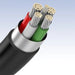 Ugreen 5 pin gold-plated USB cable - mini USB 0.5m black (US132) - Cell phone cables<<<HurtelXML