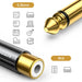 Ugreen 6.35mm jack adapter (male) to RCA (female) gold (AV169 80731) - Audio adapters<<<HurtelXML