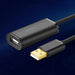 Ugreen active cable USB 2.0 extension cable 480 Mbps 5 m black (US121 10319) - Cell phone cables<<<HurtelXML