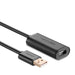 Ugreen active cable USB 2.0 extension cable 480 Mbps 5 m black (US121 10319) - Cell phone cables<<<HurtelXML