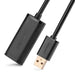 Ugreen active cable USB 2.0 extension cable 480 Mbps 5 m black (US121 10319) - Cell phone cables<<<HurtelXML