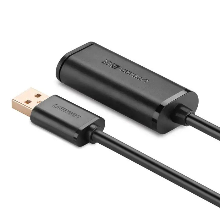 Ugreen active cable USB 2.0 extension cable 480 Mbps 5 m black (US121 10319) - Cell phone cables<<<HurtelXML