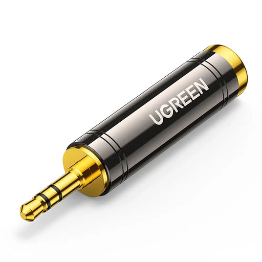 Ugreen adapter 3.5mm audio adapter (male) to 6.35mm mini jack (female) gray (AV168) - Audio adapters<<<HurtelXML