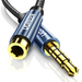 Ugreen adapter cable extension AUX mini jack 3.5 mm 2m blue (AV118) - Audio cables<<<HurtelXML