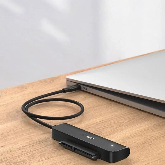 Ugreen adapter HDD SSD 2.5’’ SATA III 3.0 - USB Type C 3.2 Gen 1 (SuperSpeed USB 5 Gbps) black (70610 CM321) - Disk
