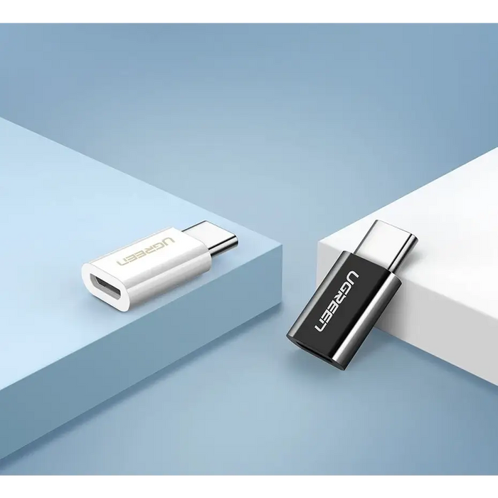 Ugreen adapter micro USB to USB Type C adapter black (30391) - USB adapters<<<HurtelXML