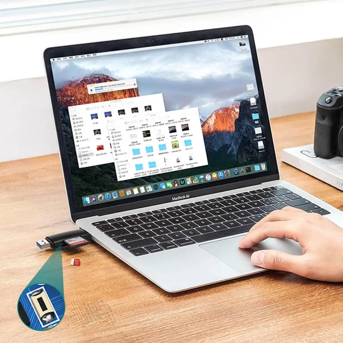 Ugreen adapter SD / micro SD card reader (USB-A / USB-C) black (CM304) - Flash card readers<<<HurtelXML