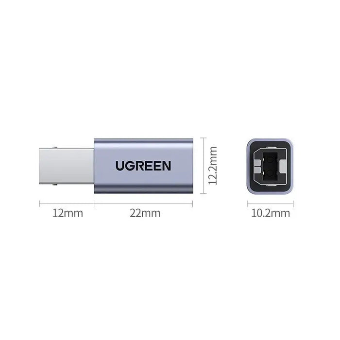Ugreen adapter USB Type C - USB Type B gray (US382) - USB adapters<<<HurtelXML