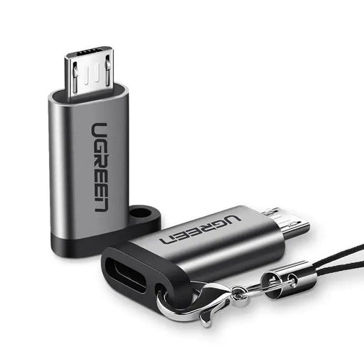 Ugreen adapter USB Type C to micro USB adapter gray (50590) - USB adapters<<<HurtelXML