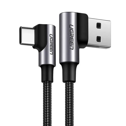 Ugreen angle cable USB cable - USB Type C Quick Charge 3.0 QC3.0 3 A 0.5 m gray (US176 20855) - Cell phone