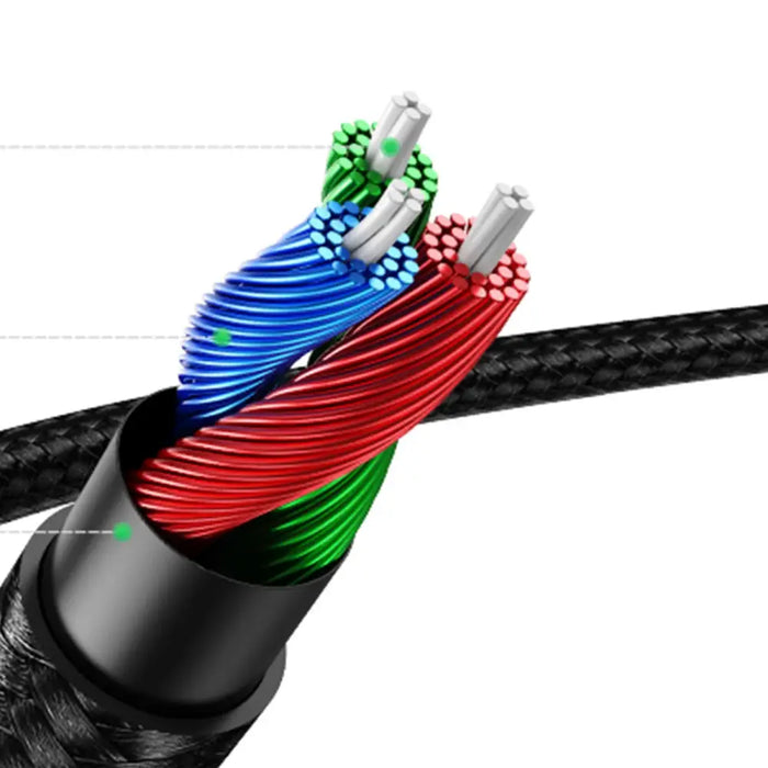 Ugreen audio cable AUX straight minijack 3.5 mm 2m blue (AV112) - Audio cables<<<HurtelXML