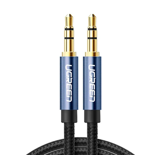Ugreen audio cable AUX straight minijack 3.5 mm 2m blue (AV112) - Audio cables<<<HurtelXML
