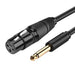 Ugreen audio cable microphone cable XLR (female) - 6.35 mm jack (male) 5 m (AV131) - Audio cables<<<HurtelXML