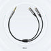 Ugreen aUX 3.5mm mini jack extension cable 0.2m black (AV191 50253) - Audio cables<<<HurtelXML