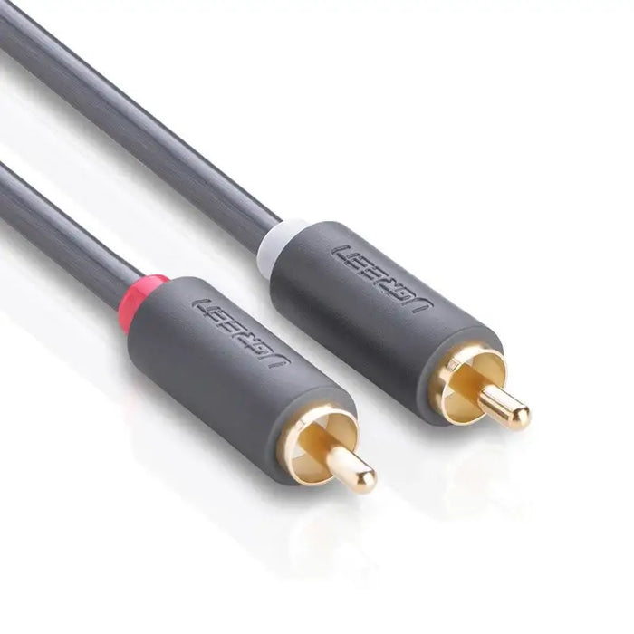 Ugreen AV104 10518 audio cable 2RCA (male) / 2RCA (male) 2m - gray - Audio cables<<<HurtelXML